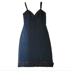 Vintage black full slip dress
